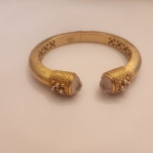 Julie Vos Pink And Gold Bangle Bracelet